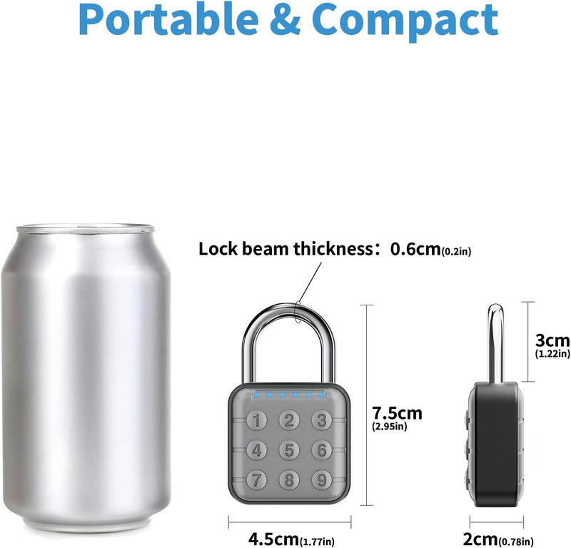 SURPN Combination Lock, Combination Lock for Locker, Locker Lock & Gym Locker Lock - High Security, Easy to Use for Gym, School, Travel, Outdoor - Image 5
